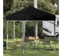 vidaXL Tenda per feste a pop-up 195 x 195 x 245 cm Nero Tessuto Oxford