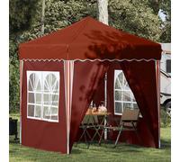 vidaXL Tenda per feste a pop-up 195 x 195 x 245 cm Terracotta