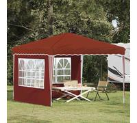 vidaXL Tenda per feste a pop-up 288 x 288 x 245 cm Terracotta
