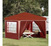 vidaXL Tenda per feste a pop-up 288 x 288 x 245 cm Terracotta