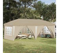 vidaXL Tenda per feste a pop-up 575 x 288 x 245 cm Crema