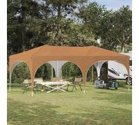 vidaXL Tenda per feste a pop-up Beige 575 x 288 x 245 cm