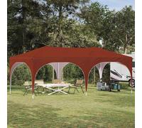 vidaXL Tenda per feste a pop-up Terracotta 575 x 288 x 245 cm
