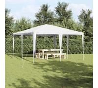 vidaXL Tenda Bianca da Festa 4 x 4m | Facile da Montare, Resistente ai Raggi UV, Perfetta per Eventi all'aperto, può ospitare Fino a 8 Persone, Design Pieghevole, Ideale per Matrimoni in Giardino, c