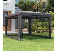 vidaXL Tenda per Feste con 4 Pareti in Rete Antracite 3x4 m in HDPE