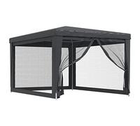 vidaXL Tenda per Feste con 4 Pareti in Rete Antracite 3x4 m in HDPE