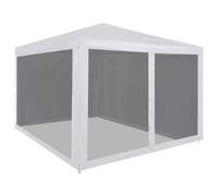 vidaXL Tenda per Feste con 4 Pareti Laterali in Rete 3x3 m