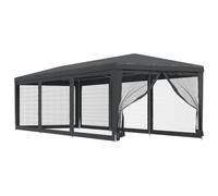 vidaXL Tenda per Feste con 8 Pareti in Rete Antracite 3x9 m in HDPE