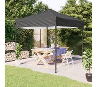 vidaXL Tenda per Feste Pieghevole Antracite 3x3 m
