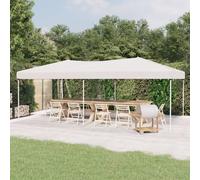 vidaXL Tenda per Feste Pieghevole Bianco 3x6 m