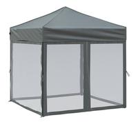 VIDAXL - Tenda Per Feste Pieghevole Con Pareti Laterali Antracite 2x2 M