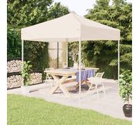 VIDAXL - Tenda Per Feste Pieghevole Crema 2x2 M