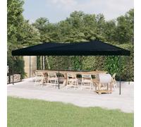 vidaXL Tenda per Feste Pieghevole Nero 3x6 m