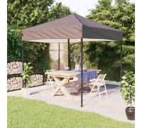 vidaXL Tenda per Feste Pieghevole Tortora 3x3 m
