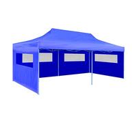 vidaXL Tenda per Feste Pop-up Pieghevole Blu 3 x 6 m