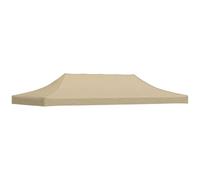 vidaXL Tetto per Tendone per Feste 6x3 m Beige 270 g/m²