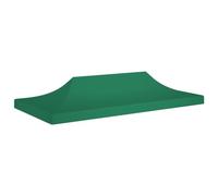 vidaXL Tetto per Tendone per Feste 6x3 m Verde 270 g/m²