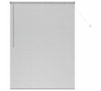 vidaXL Tenda per Finestra con Tende Argento Alluminio, Persiane Veneziane Rettangolari Moderne, Resistenti per Cucina, Regolabili, Privacy, Controllo Luce, Finitura Opaca