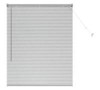 vidaXL Tenda per Finestra con Tende Argento 100 x 130 cm Alluminio