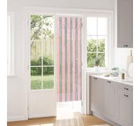vidaXL Tenda per insetti in chenille Grigio Argento e Rosa 56 x 185 cm