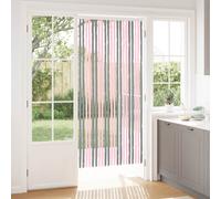 vidaXL Tenda per insetti in chenille Grigio Argento e Rosa 90 x 200 cm