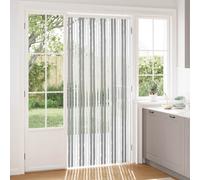 vidaXL Tenda per insetti in chenille Grigio e Bianco 100 x 220 cm