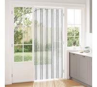 vidaXL Tenda per insetti in chenille Grigio e Bianco 90 x 220 cm