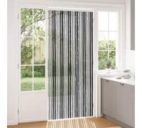 vidaXL Tenda per insetti in chenille Grigio e Nero 100 x 230 cm