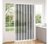 vidaXL Tenda per insetti in chenille Grigio e Nero 118 x 220 cm