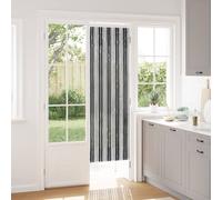 vidaXL Tenda per insetti in chenille Grigio e Nero 56 x 185 cm 100% PP