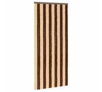 vidaXL Tenda per insetti in chenille Marrone e Beige 100 x 220 cm