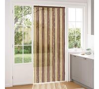 vidaXL Tenda per insetti in chenille Marrone e Beige 100 x 230 cm