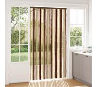 vidaXL Tenda per insetti in chenille Marrone e Beige 118 x 220 cm