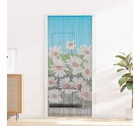 vidaXL Tenda per Porta Antinsetti multicolore 200 x 90 cm Bambù
