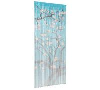 vidaXL Tenda per Porta Antinsetti multicolore 200 x 90 cm Bambù, Tenda di bambù, barriera decorativa per interni, divisorio elegante per stanze, copertura per patio in beige