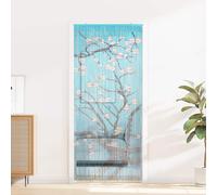 vidaXL Tenda per Porta Antinsetti multicolore 90 x 200 cm Bambù