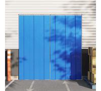 vidaXL Tenda per Porte Blu 200 mm x 1,6 mm 10 m in PVC
