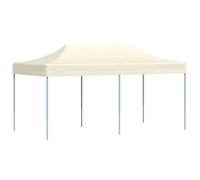 vidaXL Tenda Pieghevole Pop-up 3x6 m da Giardino Crema Tendone Gazebo da Party