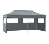 vidaXL Tenda Pieghevole Pop-Up Pareti Laterali Antracite Gazebo Festa Giardino