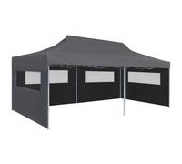 vidaXL Tenda Pieghevole Pop-Up con Pareti Laterali 3x6 m Antracite