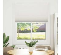 vidaXL Tenda Plissè 110x150cm Bianca Tessuto Crepe Tendaggio Tenda Plissettata