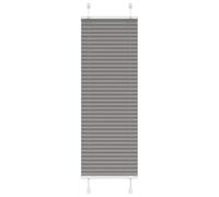 vidaXL Tenda Plissettata Antracite 40x150 cm Larghezza Tessuto 39,4 cm
