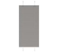 vidaXL Tenda Plissettata Antracite 65x150 cm Larghezza Tessuto 64,4 cm