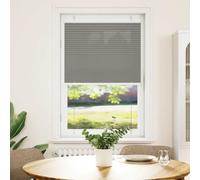 vidaXL Tenda Plissettata Antracite 70x100 cm Larghezza Tessuto 69,4 cm