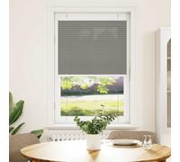 vidaXL Tenda Plissettata Antracite 80x100 cm Larghezza Tessuto 79,4 cm