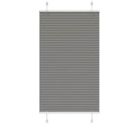 vidaXL Tenda Plissettata Antracite 80x150 cm Larghezza Tessuto 79,4 cm