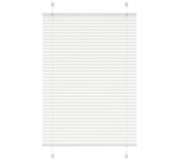 vidaXL Tenda Plissettata Bianca 100x100 cm Larghezza Tessuto 99,4 cm, Tenda per Finestra Plissettata, Tenda Plissettata, Tenda a Fisarmonica