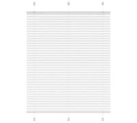 vidaXL Tenda Plissettata Bianca 105x150 cm Larghezza Tessuto 104,4 cm, Tenda per Finestra Plissettata, Tenda Plissettata, Tenda a Fisarmonica