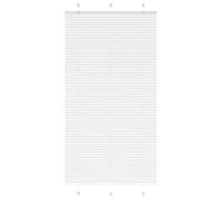 vidaXL Tenda Plissettata Bianca 110x200 cm Larghezza Tessuto 109,4 cm, Tenda per Finestra Plissettata, Tenda Plissettata, Tenda a Fisarmonica