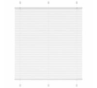 vidaXL Tenda Plissettata Bianca 115x100 cm Larghezza Tessuto 114,4 cm, tenda per finestra plissettata, tenda plissettata, tenda a fisarmonica